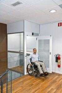 Platformlift-rolstoel