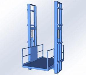 Goederenlift 5000kg dubbele kolom