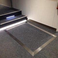 hydro plateau traplift in de vloer