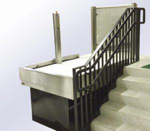 hydro plateau rolstoellift verticaal