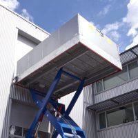 Heftafel / schaartafel als goederenlift