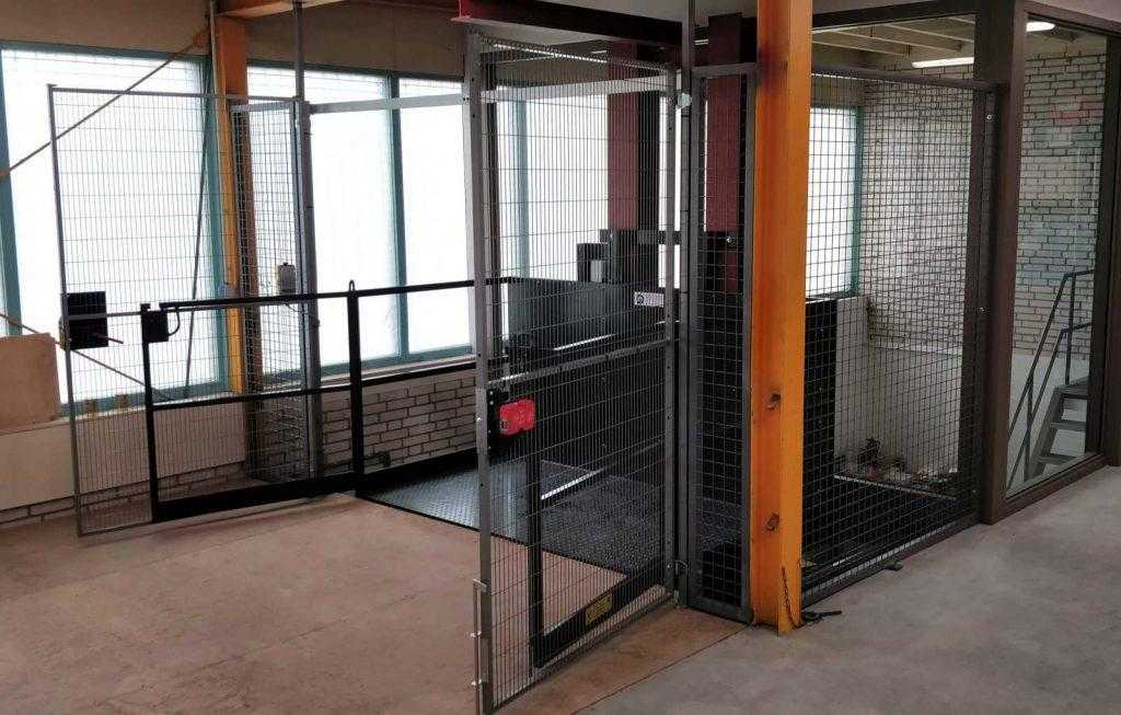 Schachtloze goederenlift Omni van LiftForce