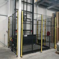 Hekwerk lift zonder schacht onderste verdieping