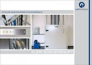 Brochure van de klein goederenlift