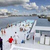 Plateaulift voor buiten, Badboot