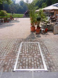 Plateaulift trap verzonken